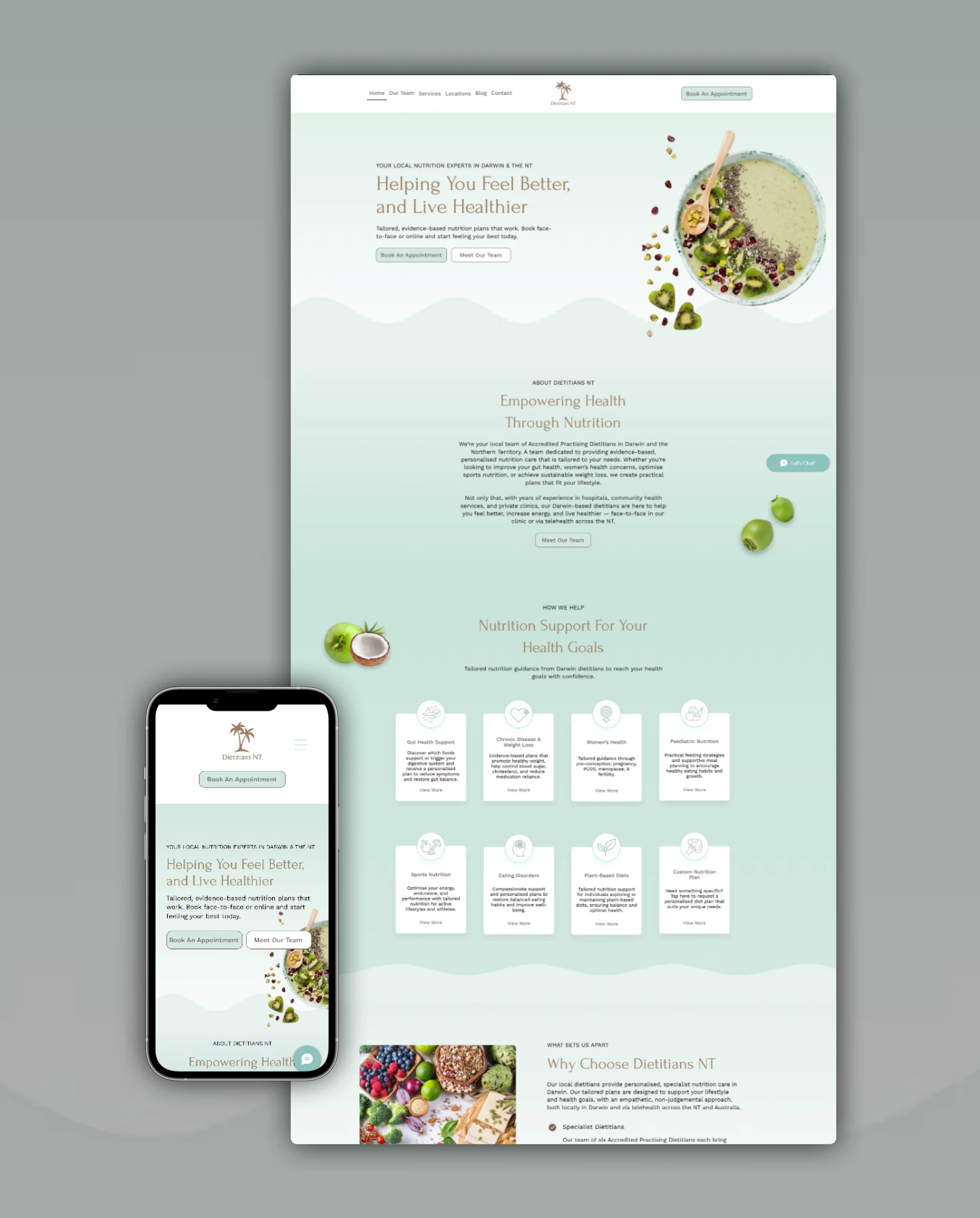 Dietitians NT project screenshot